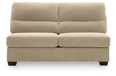 SimpleJoy 3-Piece RAF Chaise Sectional in Sand