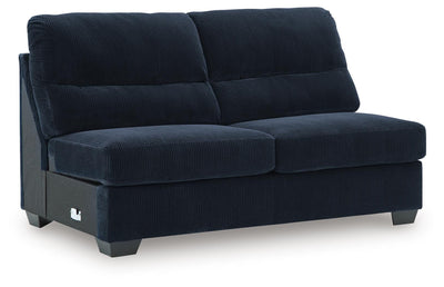 SimpleJoy 3-Piece RAF Chaise Sectional in Navy