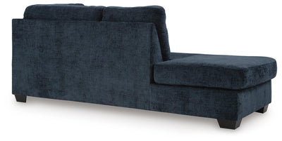 Aviemore 2-Piece LAF Chaise Sectional in Ink Chenille