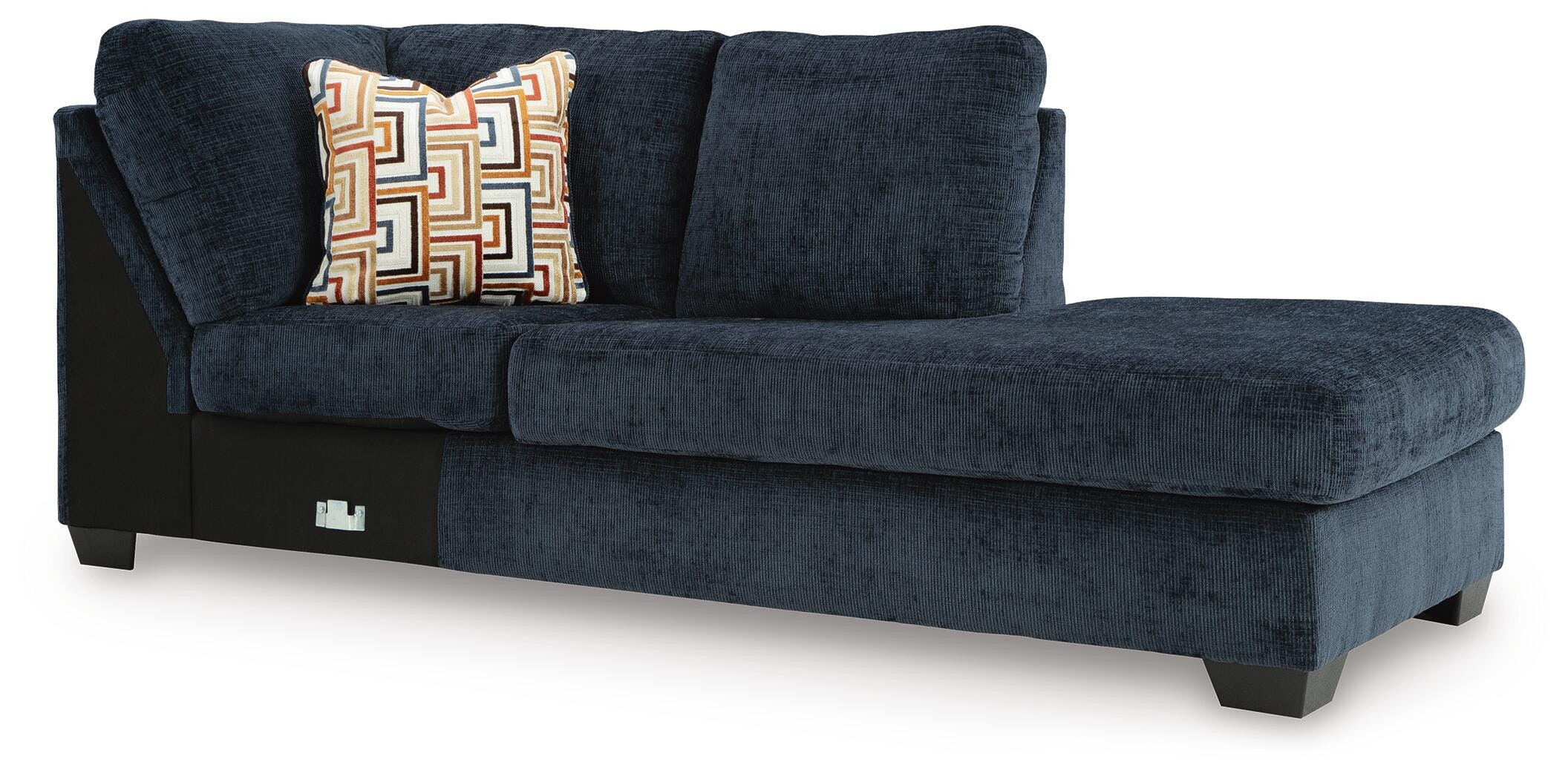 Aviemore 2-Piece RAF Chaise Sectional in Ink Chenille