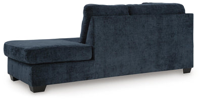 Aviemore 2-Piece RAF Chaise Sectional in Ink Chenille