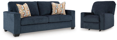 Aviemore 2-Piece Sectional and Recliner in Ink