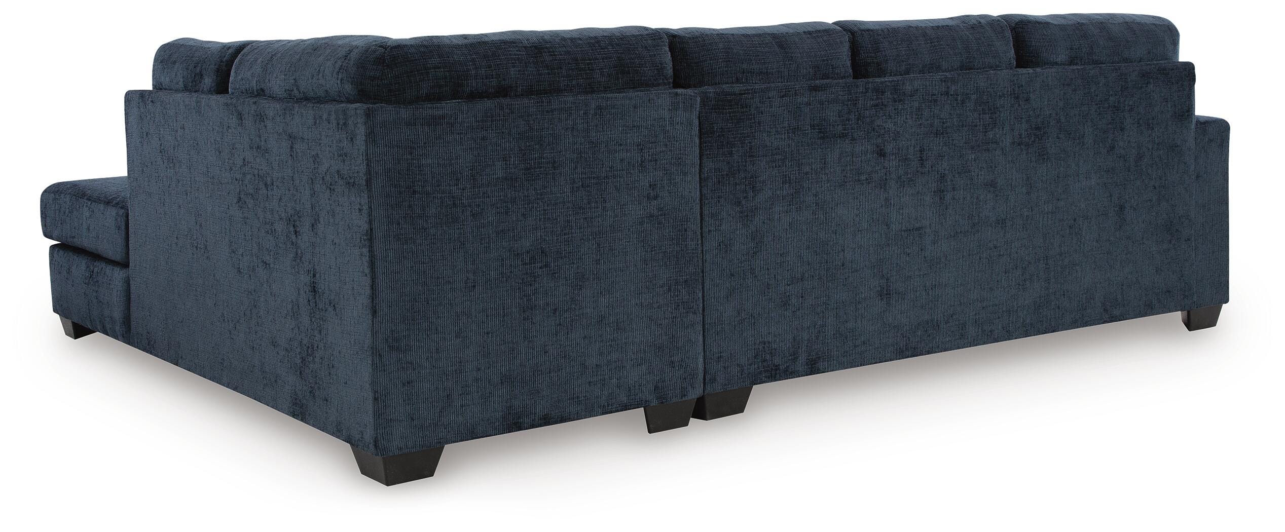 Aviemore 2-Piece RAF Chaise Sectional in Ink Chenille