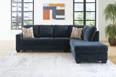 Aviemore 2-Piece RAF Chaise Sectional in Ink Chenille