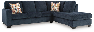 Aviemore 2-Piece RAF Chaise Sectional in Ink Chenille