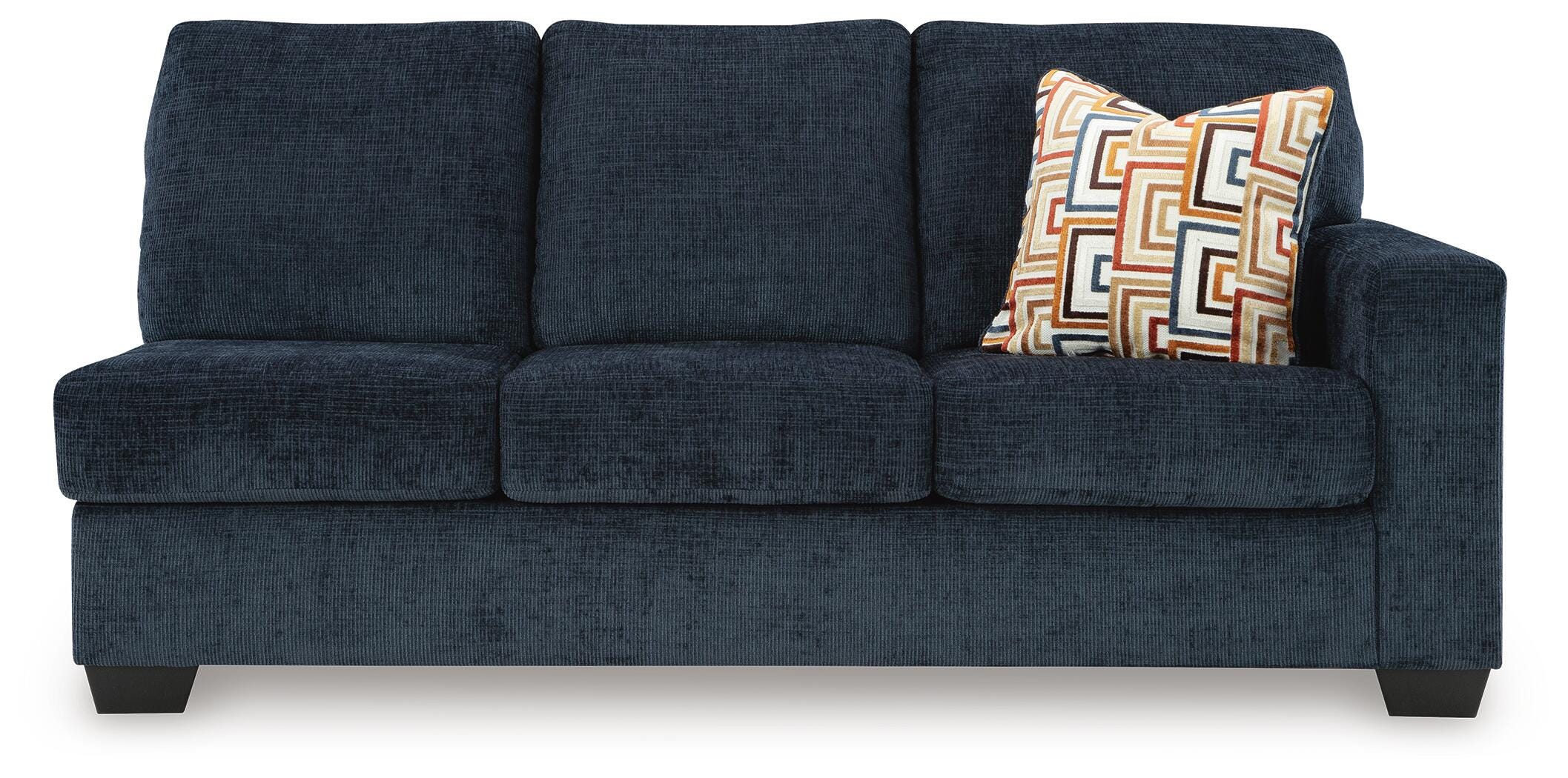 Aviemore 2-Piece LAF Chaise Sectional in Ink Chenille