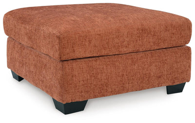Aviemore 2-Piece Sectional with Chaise, Recliner and Ottoman in Spice