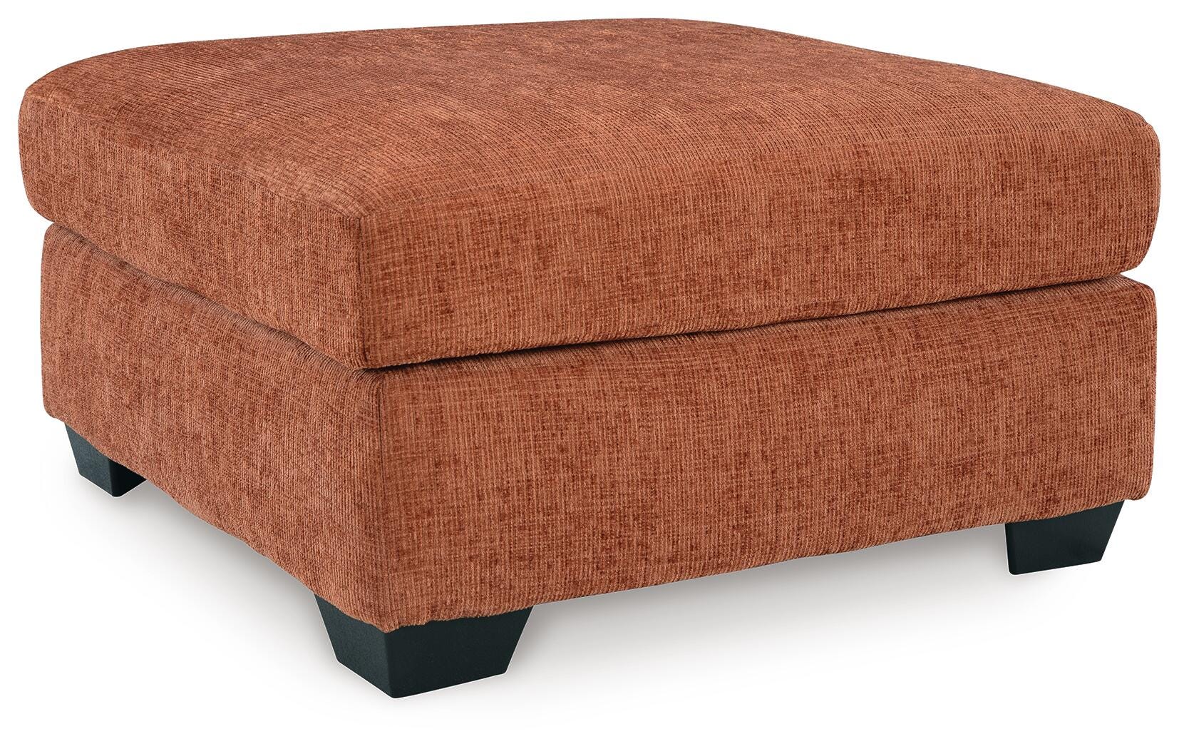 Aviemore Oversized Accent Ottoman in Spice Chenille