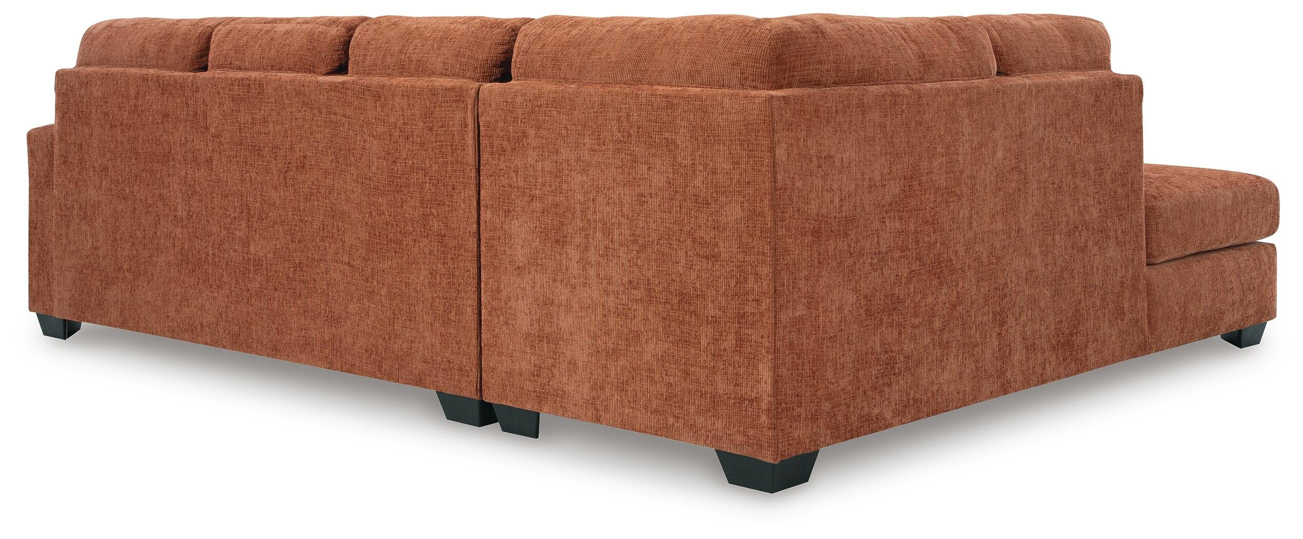 Aviemore 2-Piece LAF Chaise Sectional in Spice Chenille
