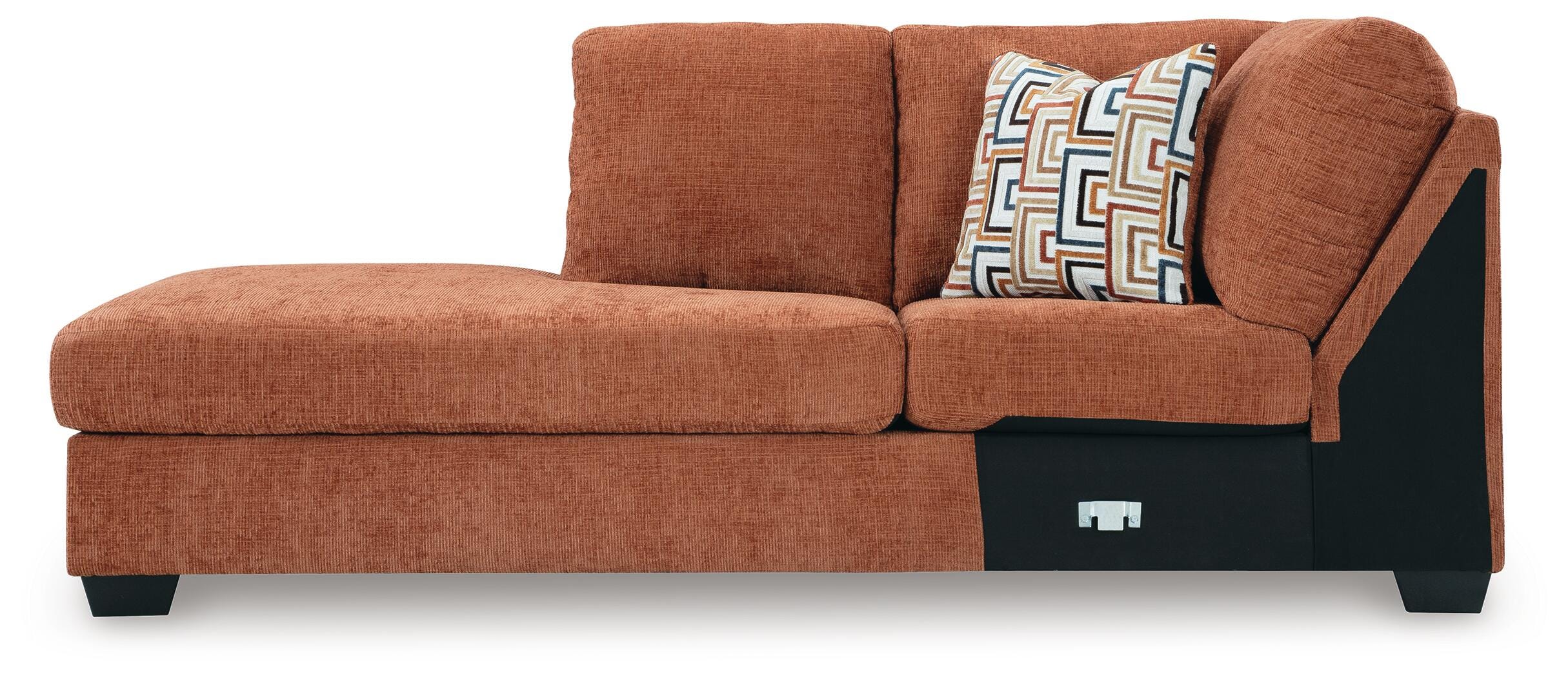 Aviemore 2-Piece LAF Chaise Sectional in Spice Chenille