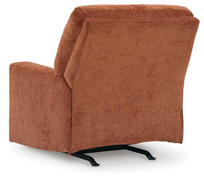 Aviemore 2-Piece Sectional with Chaise, Recliner and Ottoman in Spice