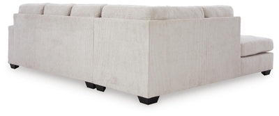 Aviemore 2-Piece LAF Chaise Sectional in Stone Chenille