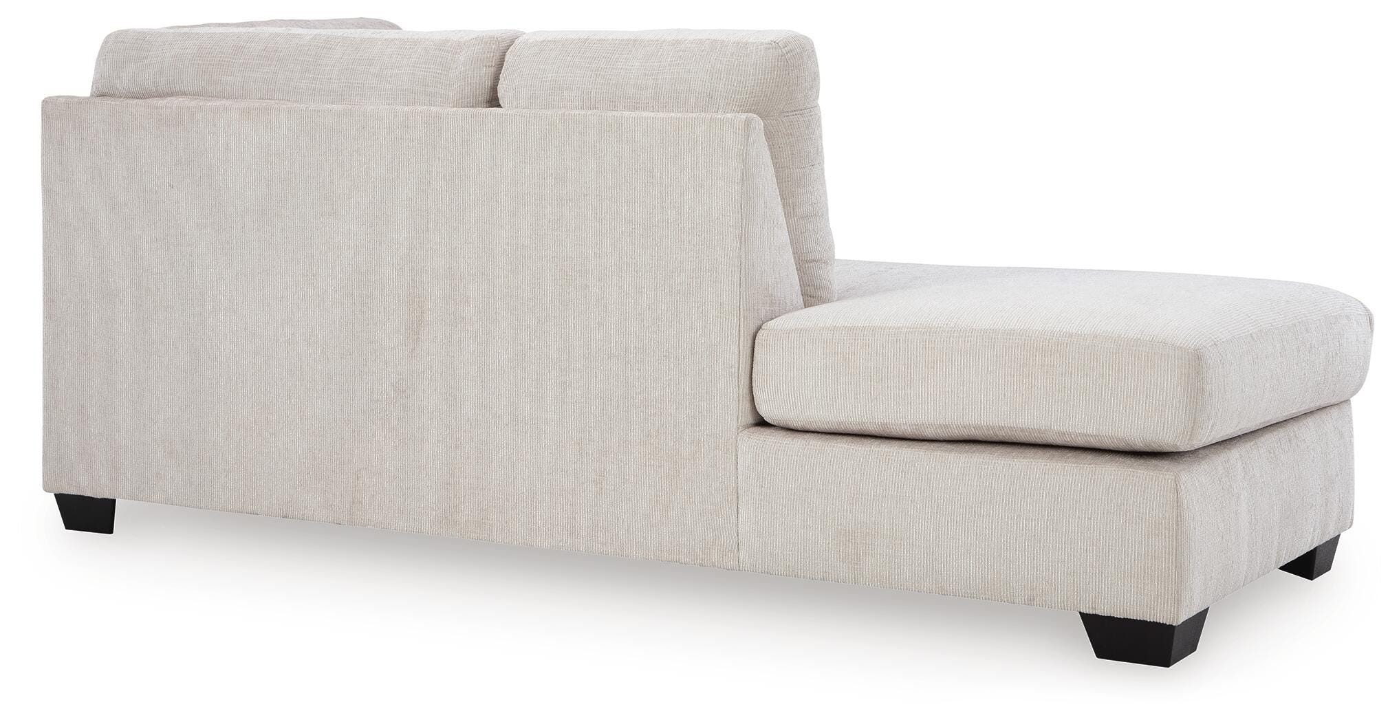 Aviemore 2-Piece LAF Chaise Sectional in Stone Chenille
