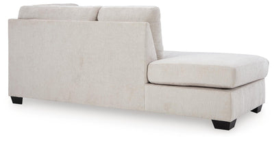 Aviemore 2-Piece LAF Chaise Sectional in Stone Chenille