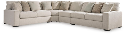 Ballyton 4-Piece Sectional in Sand Chenille