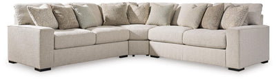 Ballyton 3-Piece Sectional in Sand Chenille