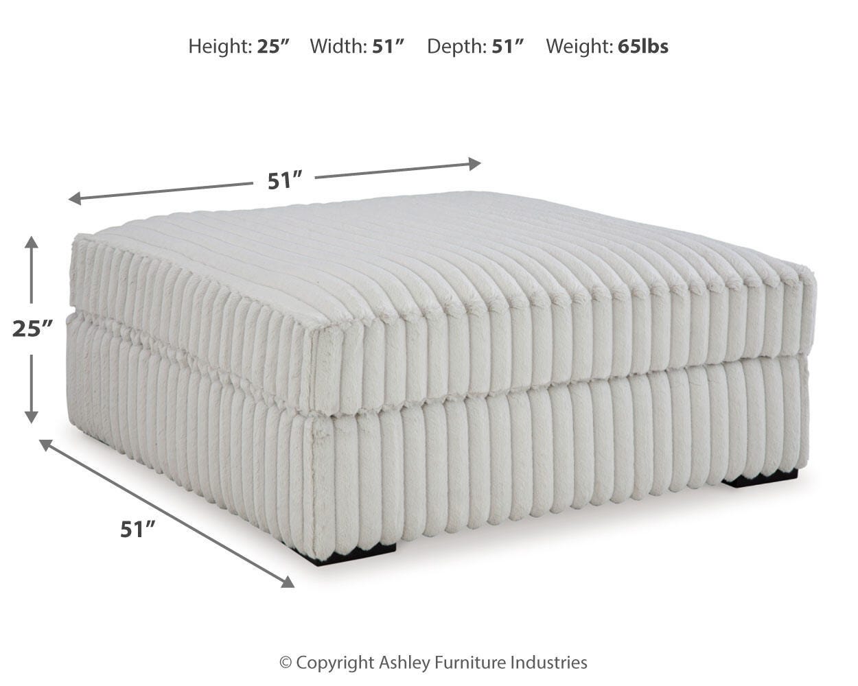 Stupendous 4-Piece Sectional and Oversized Accent Ottoman in Alloy