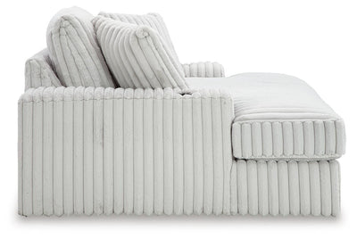Stupendous 4-Piece Sectionals and Ottoman in Alloy