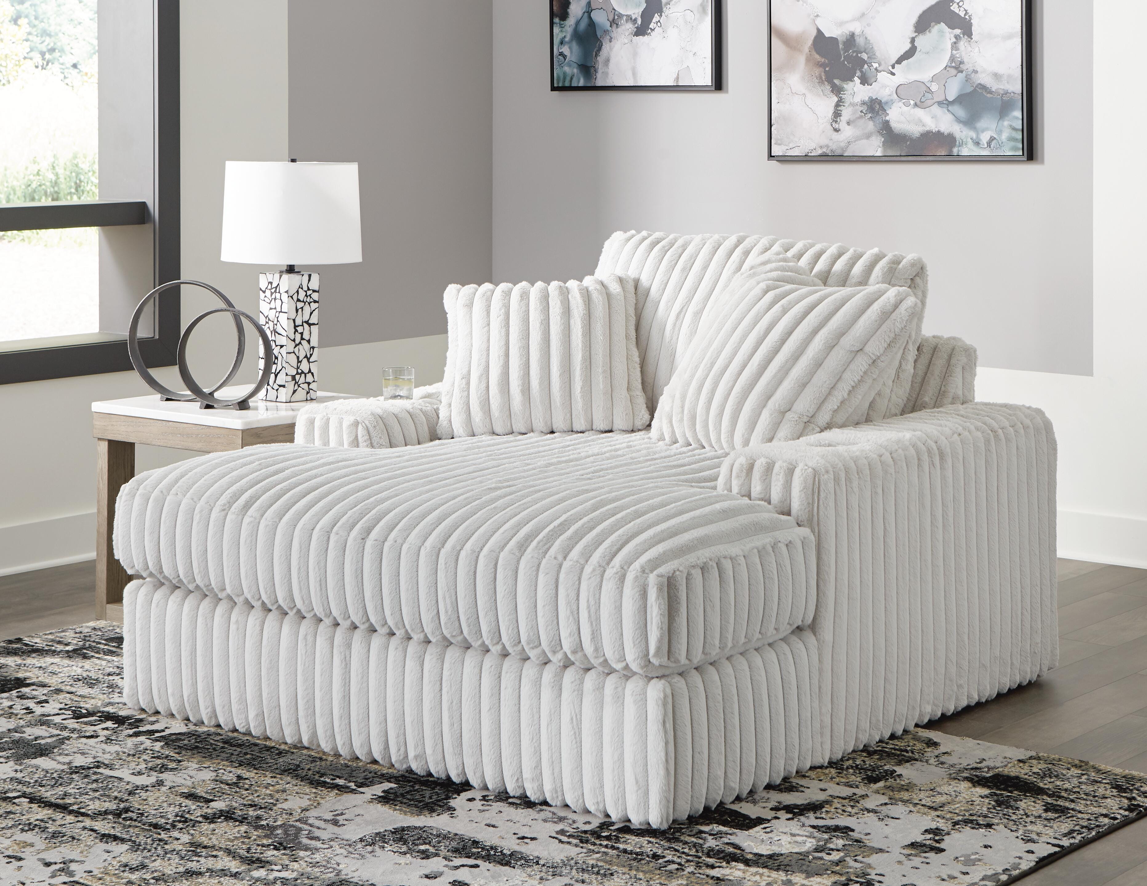 Stupendous 4-Piece Sectionals and Ottoman in Alloy