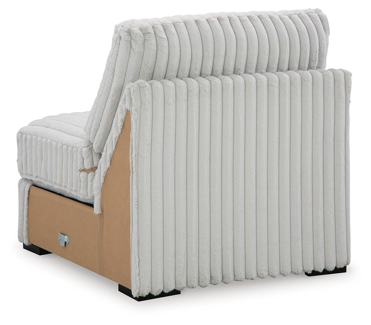 Stupendous 6-Piece LAF Chaise Sectional in Alloy