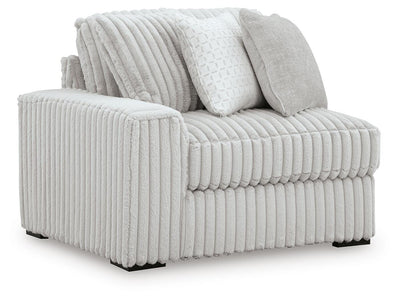 Stupendous 6-Piece RAF Chaise Sectional in Alloy