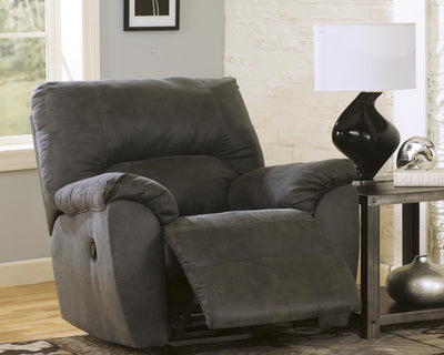Tambo 2-Piece Sectional with Recliner in Pewter