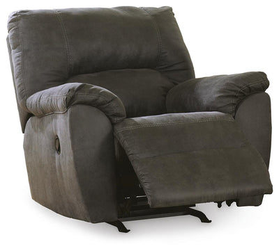 Tambo 2-Piece Sectional with Recliner in Pewter