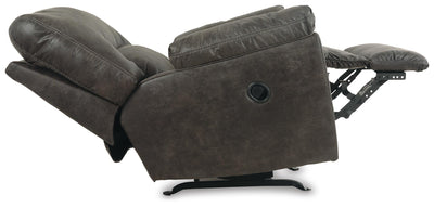 Tambo 2-Piece Sectional with Recliner in Pewter