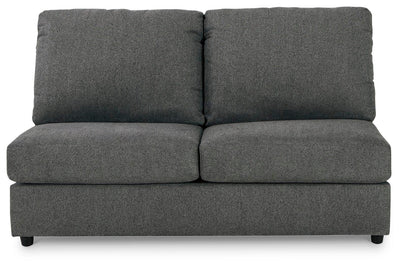 Edenfield 3-Piece RAF Chaise Sectional in Charcoal Chenille