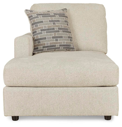 Edenfield 3-Piece LAF Chaise Sectional in Linen Chenille
