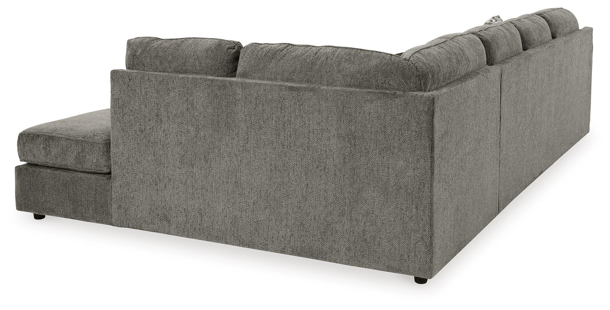 O'Phannon 2-Piece RAF Chaise Sectional in Putty Chenille