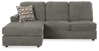 O'Phannon 2-Piece Sectional and Ottoman in Putty