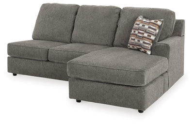 O'Phannon 2-Piece LAF Chaise Sectional in Putty Chenille