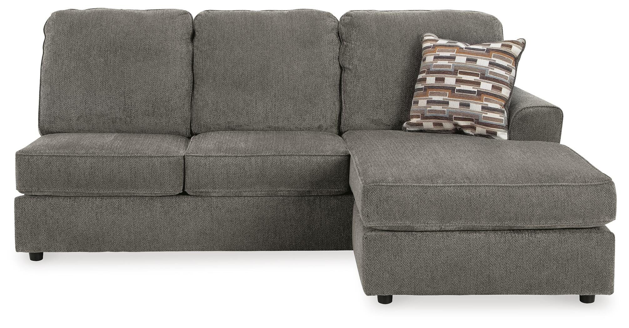 O'Phannon 2-Piece LAF Chaise Sectional in Putty Chenille