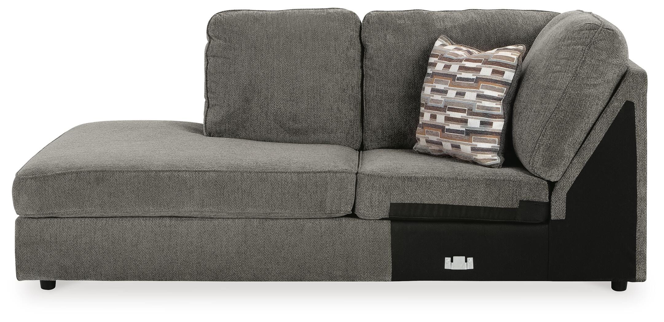 O'Phannon 2-Piece LAF Sectional and Ottoman in Putty