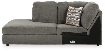 O'Phannon 2-Piece LAF Sectional and Ottoman in Putty