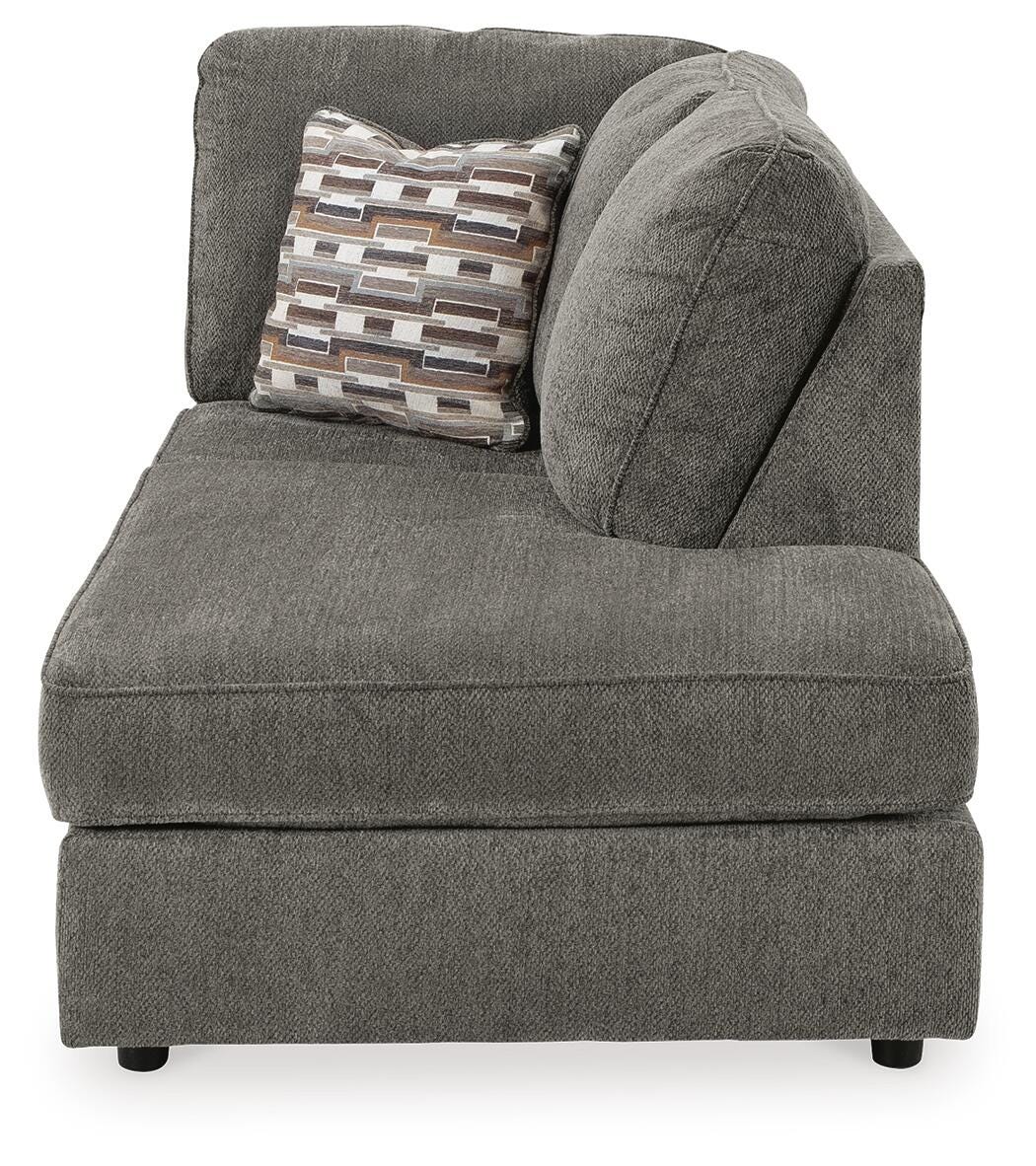 O'Phannon 2-Piece Sectional and Ottoman in Putty