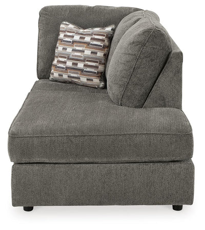 O'Phannon 2-Piece RAF Chaise Sectional in Putty Chenille