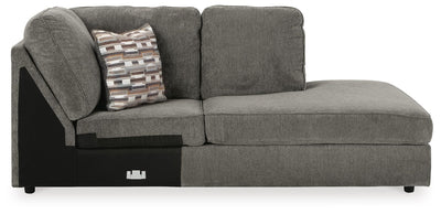 O'Phannon 2-Piece Sectional and Ottoman in Putty