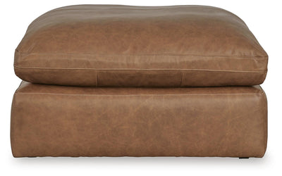 Emilia 5-Piece Sectional and Ottoman in Caramel