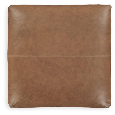 Emilia 5-Piece Sectional and Ottoman in Caramel