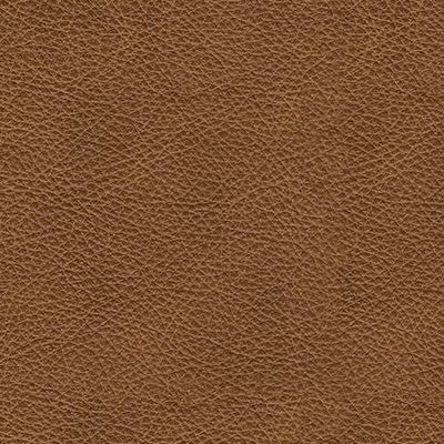 Emilia Oversized Accent Ottoman in Caramel Leather