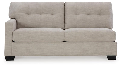 Mahoney 2-Piece RAF Chaise Sectional in Pebble Chenille