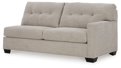 Mahoney 2-Piece LAF Chaise Sleeper Sectional in Pebble Chenille