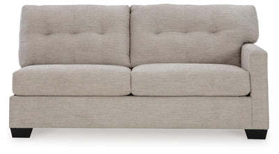Mahoney 2-Piece LAF Chaise Sectional in Pebble Chenille