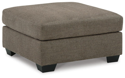 Mahoney 2-Piece Sleeper Sectional and Ottoman in Chocolate