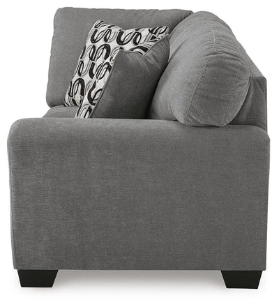 Birkdale Court 3-Piece LAF Chaise Sectional in Gray Chenille