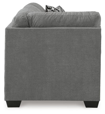 Birkdale Court 3-Piece LAF Chaise Sectional in Gray Chenille