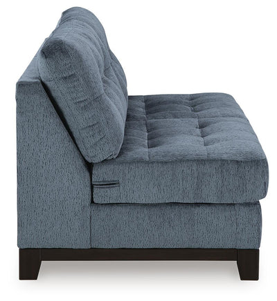 Maxon Place 3-Piece LAF Chaise Sectional in Navy Chenille