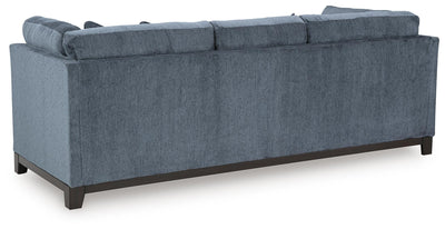 Maxon Place 3-Piece RAF Chaise Sectional in Navy Chenille